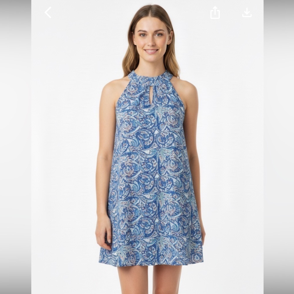 UMGEE paisley trapeze style dress size small
